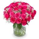 Kytice růžových růží